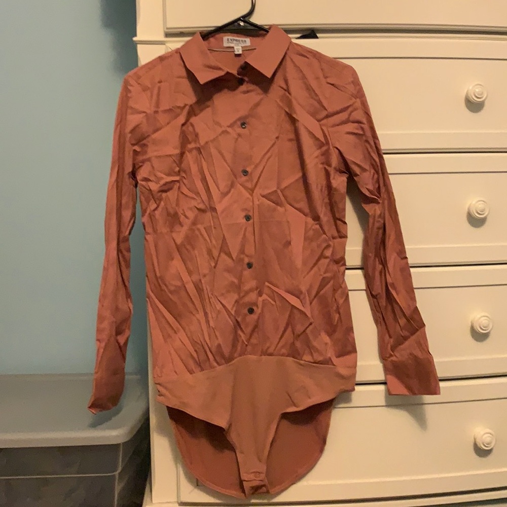 Express Slimfit button bodysuit